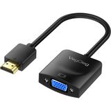 Veggieg HDMI To VGA Full Hd 1080P 60Hz Çevirici Dönüştürücü Adaptör - Siyah
