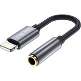 VegGieg iPhone Lightning 3.5mm Örgülü Kulaklık Dönüştürücü Adaptör - Standart