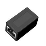 Veggieg RJ45 Cat6 Cat7 Cat8 Siyah Ethernet Kablo Uzatma Aparatı