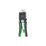 Veggieg RJ45 RJ11 RJ12 Jack Çakma Pensesi 6P/8P Ağ ve Telefon Kablosu Jak Kesme Soyma Sıkma Aleti
