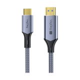 Veggieg Type-C To HDMI Kablo 8k 60Hz 4K 240Hz Hdr 3D 48GBPS Örgülü Usb-C To HDMI Kablo 2 Metre