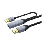 Veggieg Usb 3.0 Uzatma Kablosu Sinyal Güçlendirici Extender Destekli Usb-a Uzatıcı Kablo 10 Metre