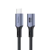 VegGieg USB 3.2 Gen 2 Type-C Uzatma Kablosu USB-C 100W 10Gbps 4K 60Hz 1 Metre