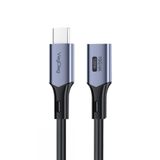 VegGieg USB 3.2 Gen 2 Type-C Uzatma Kablosu USB-C 100W 10Gbps 4K 60Hz 50CM