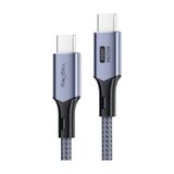 Veggieg Usb 4.0 E-mark 240w 40gbps Thunderbolt 4 8k 60hz Type-c Görüntü Hızlı Şarj Ve Data Kablosu 2 Metre