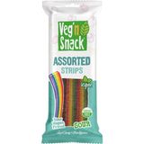 Veg'n Snack Assorted Sour Strips - Gökkuşağı Yumuşak Şeker Çubukları 170G