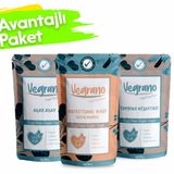 Vegrano Nutritional Yeast 100 g + Tapyoka Nişastası (Gıda Tipi) 100 g + Agar Agar (E406) 100 g
