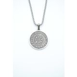 Vegvisir Viking Pusula Kolye Deri İp