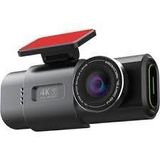 Vehicle BlackBOX DVR Çift Lensli Araç Kamerası, Geniş LCD Ekran, 4K Ultra HD Video Çözünürlüğü, Ön ve Arka/İç Eş Zamanlı Kayıt
