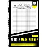 Vehicle Maintenance Log Book To Record Repairs For Drivers And Car Owners