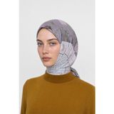 Veil Desen Organik Eşarp Duman