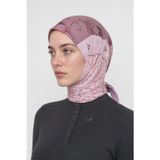 Veil Desen Organik Eşarp Pudra
