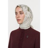 Veil Desen Organik Eşarp Yeşil