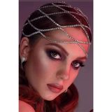 Veille Taşlı Kafa Aksesuar Bridal Headband Saç Bandı After Party