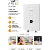 Veito Aşırı Isınma Emniyetli Mutfak ve Banyo Için Dijital Ekranlı Dokunmatik Ekranlı Ani Su Isıtıcı - Elektrikli
