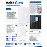 Veito Glow Pratik Ani Su Isıtıcı Banyo Şofbeni 8000W 220V (220 Volt 8 Kw)