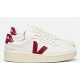 Veja Beyaz - Bordo Kadın Sneaker V-90 O.t. Leather