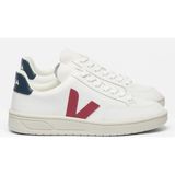 Veja Beyaz- Bordo- Lacivert Erkek Sneaker V-12 Leather