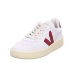 VEJA Beyaz Kırmızı Deri Sneaker V-90 O.T. Leather, 43, 5003357054, Beyaz - Bordo, Erkek