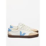 Veja Beyaz Mavi Erkek Deri Sneaker Volley O.T. Leather