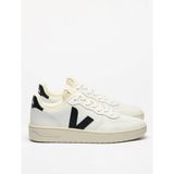 Veja Beyaz - Siyah Kadın Sneaker V-10 Leather
