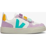 Veja Small V-10 Chromefree Leather Kids' Multicolor Sneakers - Renkli