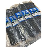 Veka Master 500 Adet Siyah Kablo Bağı 3.6X300 mm (5 Paket x 100 Adet) Dayanıklı Plastik Kablo Kelepçesi