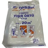 Veka Şeffaf Naylon Koruyucu Hışır Örtü 4x5 M (20 M²) Boya Badana Örtüsü Renk: Şeffaf