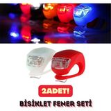 Vekorr Çok Yönlü LED Işık Fener Seti 2 Adet Motosiklet Scooter Bisiklet İçin Güvenlik Aydınlatma