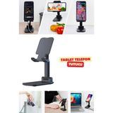 Vekorr Kaliteli Masaüstü Telefon Tablet Tutucu Stand Katlanabilir Tasarımlı Şarj Standı Portatif Tutucu