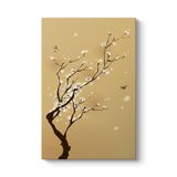 Vektörel Japon Ağacı Tablosu 30 x 45