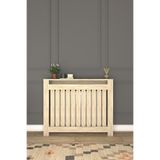 VEKTÖREL MOBİLYA-PROJE-TASARIM-UYGULAMA Kalorifer Petek Kapama 100 Cm (İÇ ÖLÇÜSÜ) Lambiri Desenli Mdf Traverten