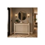 VEKTÖREL MOBİLYA-PROJE-TASARIM-UYGULAMA Kalorifer Petek Kapama 85 Cm (İÇ ÖLÇÜSÜ) Lambiri Desenli Mdf Traverten