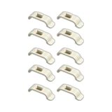 Vela - Zebra Ve Stor Perde Montaj Aparatı Takmatik - Portray 10 Adet Dar Kasa- 3,5 Cm Beyaz