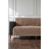 VELANORA HOME Kahve Koltuk Örtüsü 175x215 cm Çekyat Örtüsü Premium Şönil Jakar Kumaş Kaydırmaz, Yıkanabilir**