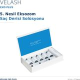 Velash Exo Plus Eksozom ve HPDRN 10.000 ppm İçeren Saç ve Saç Derisi Güçlendirici Bakım Serumu 10 ml x 7 Flakon