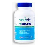 Velavit V- DHA 500 - Omega 3 (Tekli Paket) Balık Yağı 500 mg DHA 105 mg EPA İçeren - 30 Yumuşak Kapsül - Dezenfektan Hediyeli (%72 Alkol)