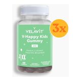 Velavit V-Happy Kids Gummy 3x60 Çiğnenebilir Tablet
