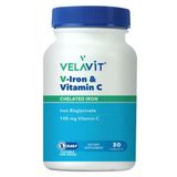Velavit V-Iron Vitamin C 30 Tablet