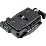 Velbon QRA-635L II Quick Release Adaptör ve Plate