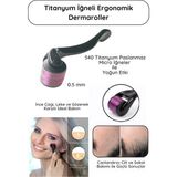 Velda Tech 540 Iğneli Cilt Yenileme & Saç Derisi Masaj Aleti - Titanyum Dermaroller [0.5 Mm]