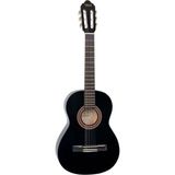 Velencia VC103T Bk Siyah 3/4 Klasik Gitar + Kılıf, Yedek Tel ve Pena Hediyeli - Seçenek 1 - Ahşap