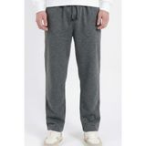 Veleno Erkek Füme Baggy Bol Paça Bel Lastikli Pike Pantolon