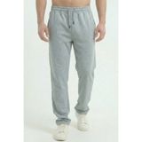 Veleno Erkek Gri Baggy Bol Paça Oversize Relaxed 4 Mevsim Eşofman Altı Bol Paça 2 Iplik Tam Kalıp - M - 0-Gri