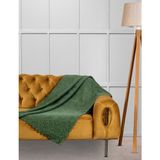 Velerde Home Jakar Şönil Kaymaz Koltuk Örtüsü Şalı Standart En 175 cm x Boy 215 cm Nefti - 175 x 215 cm