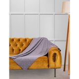Velerde Home Jakar Şönil Kaymaz Koltuk Örtüsü Şalı Standart En 175CM x Boy 215CM Kolları Antrasit - 175 x 215 cm