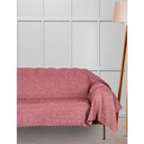 Velerde Home Jakar Şönil Kaymaz Koltuk Örtüsü Şalı Standart En 175CM x Boy 300CM Açık Gül - 175 x 300 cm