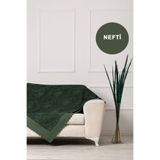 VELERDE HOME Vessel Nefti Çift Taraflı Çekyat Koltuk Örtüsü Şalı
