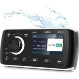 Velex Marine Stereo Ses Video Oynatıcı Dab+ Fm Am Bluetooth Ipx6 Yat Tekne Utv Atv - Siyah