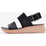 Velhill Strap Kadın Black Leather Sandalet 26170822 - Siyah